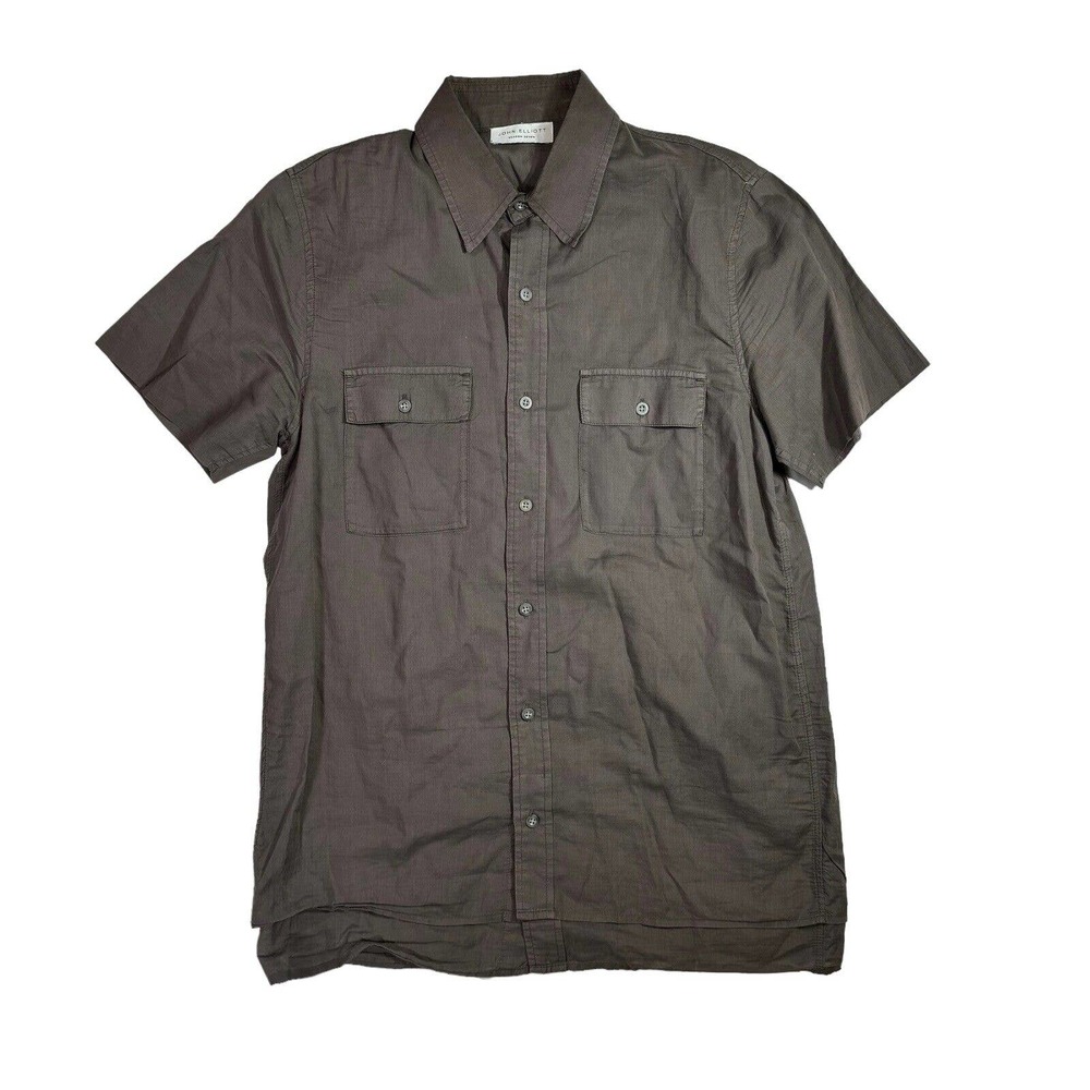 John Elliott Collar Button‎ Up Shirt Size 2 Season Seven